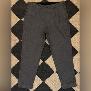 Engineered Garments Plaid Pants Trousers Gray Checkered Wool Sz 36